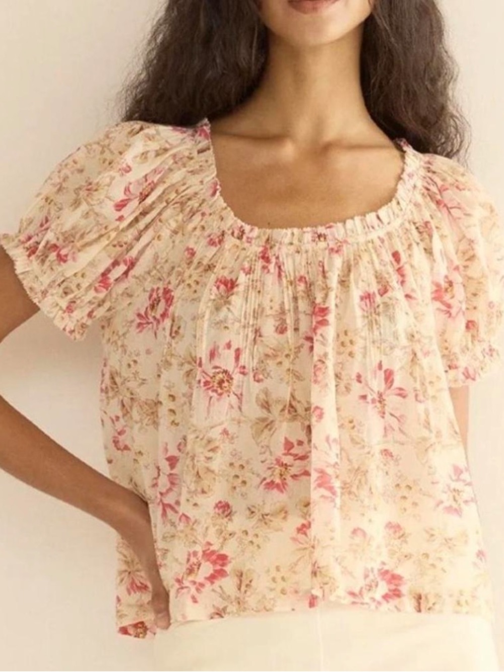 Doen Federica Blouse in Fleurs de Provence - Picture 8 of 8